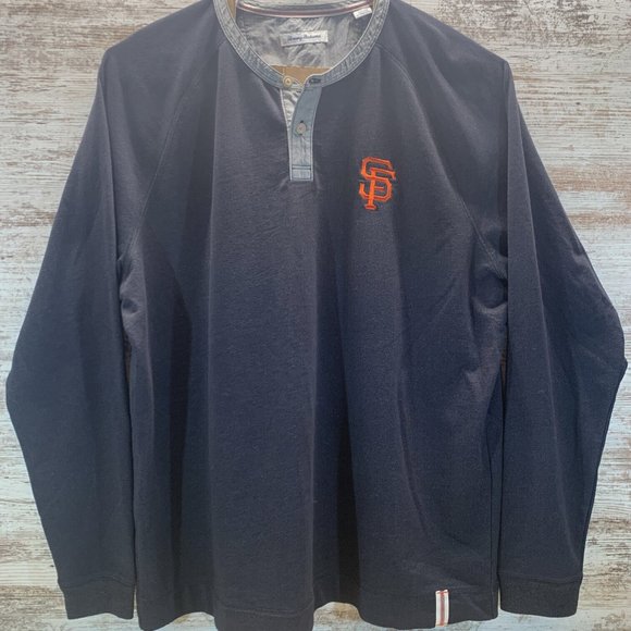 Tommy Bahama Other - Tommy Bahamas San Francisco Giants Black Orange Pullover Sweater Jacket Size XL